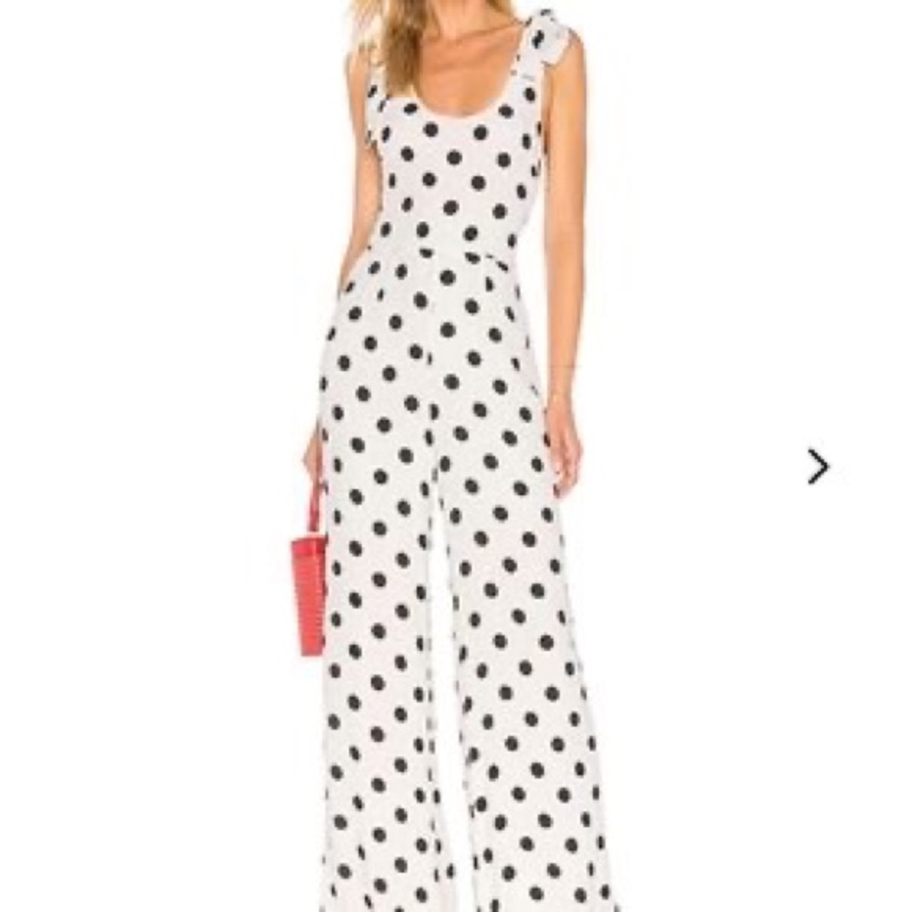 Lovers + Friends Polka Dot Jumpsuit - size Medium